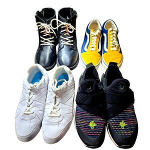 Nike + More Girl Size 5 5.5 Tennis Sneaker Shoes Combat Boots Bulk Lot 4   5 1/2